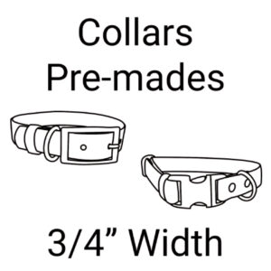 3/4" Wide Collars