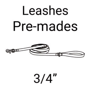 3/4" Leashes